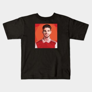 Declan Rice In Vector Art Kids T-Shirt